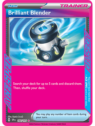 Brilliant Blender - 164/191 - Ace Spec Rare - SSP