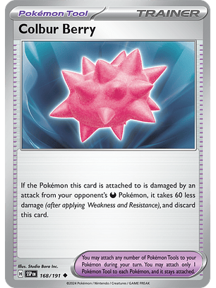 Colbur Berry - 168/191 - Uncommon - SSP