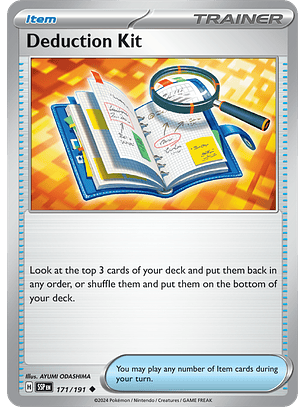 Deduction Kit - 171/191 - Uncommon - SSP