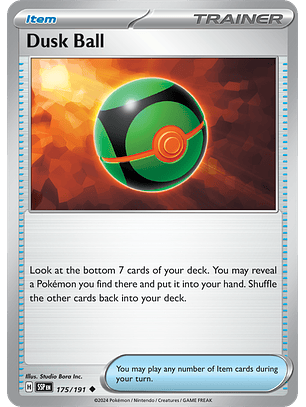 Dusk Ball - 175/191 - Uncommon - SSP 