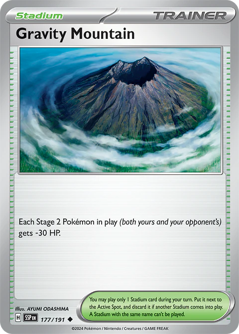 Gravity Mountain - 177/191 - Uncommon - SSP 