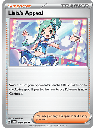 Lisia's Appeal - 179/191 - Uncommon - SSP 