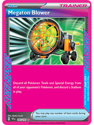 megaton Blower - 182/191 - Ace Spec Rare - SSP