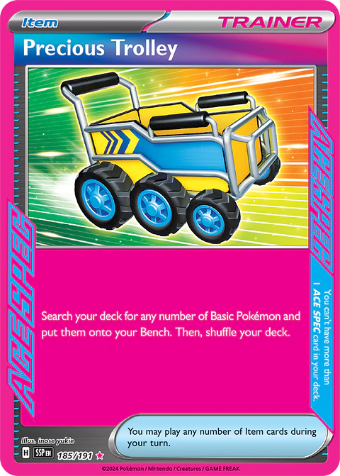 Precious Trolley - 185/191 - Ace Spec Rare - SSP 