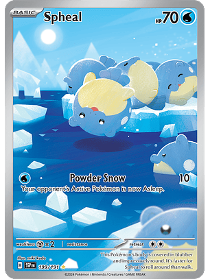 Spheal - 199/191 - illustration Rare - SSP 