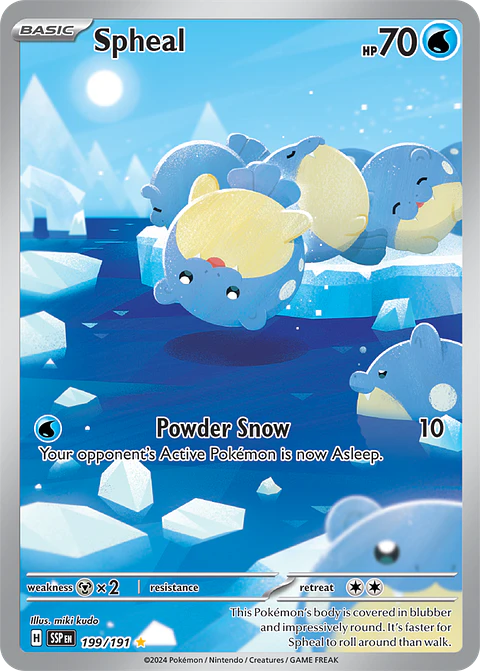 Spheal - 199/191 - illustration Rare - SSP 