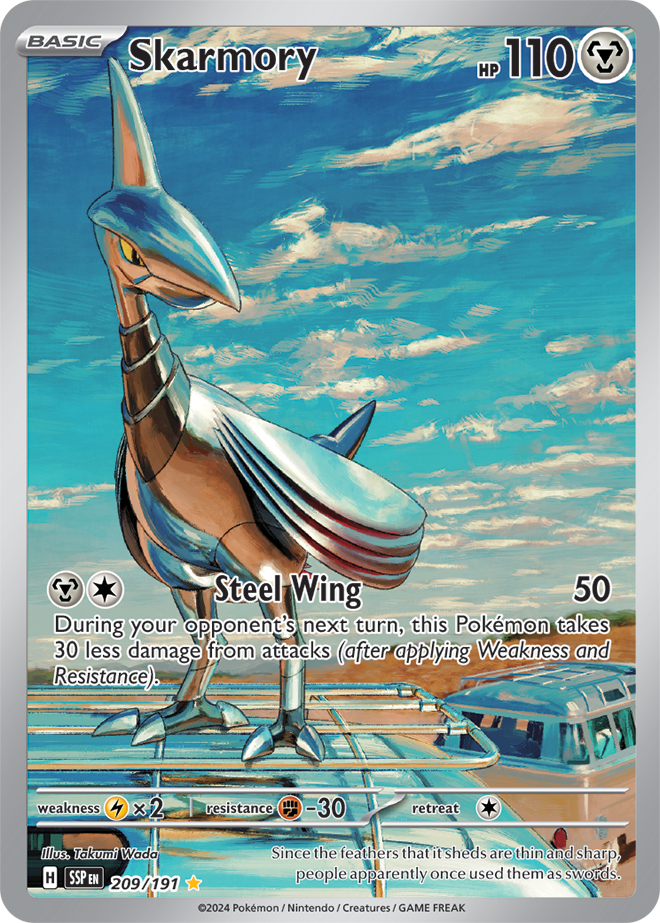 Skarmory - 209/191 - illustration Rare - SSP 1