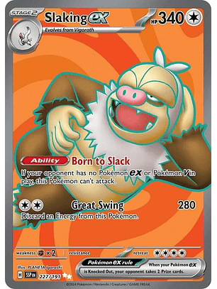 Slaking ex - 227/191 - Ultra Rare - SSP 