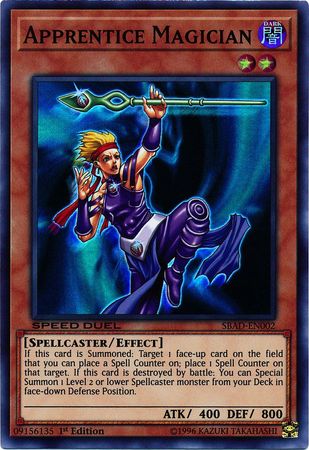Apprentice Magician - SBAD-EN002 - Super Rare 1