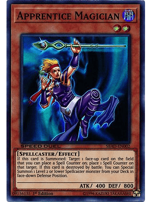 Apprentice Magician - SBAD-EN002 - Super Rare