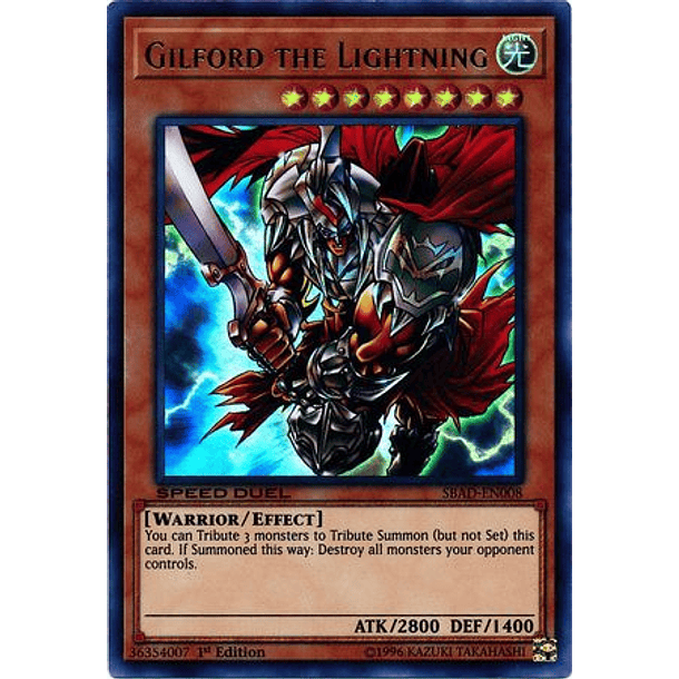 Gilford the Lightning - SBAD-EN008 - Ultra Rare