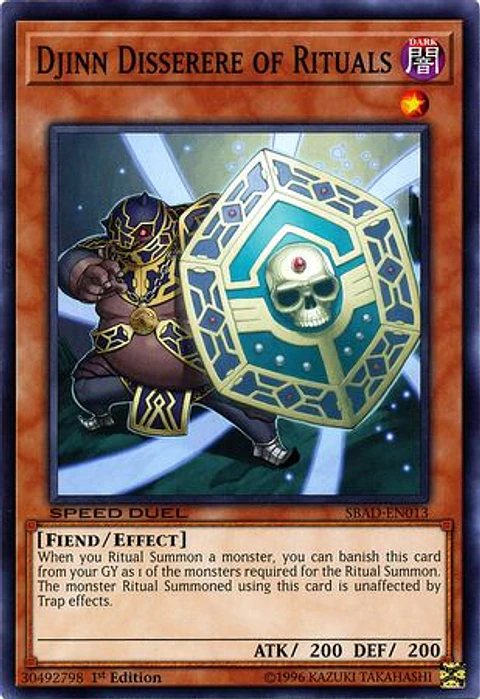 Djinn Disserere of Rituals - SBAD-EN013 - Common