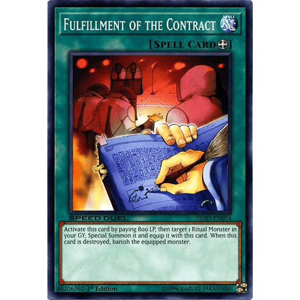Fulfillment of the Contract - SBAD-EN014 - Common