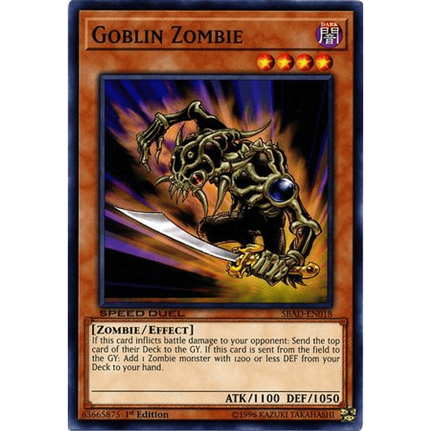 Goblin Zombie - SBAD-EN018 - Common