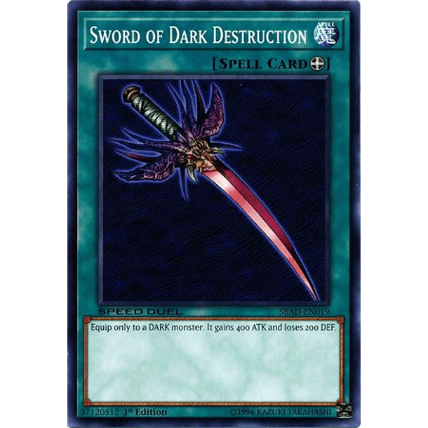 Sword of Dark Destruction - SBAD-EN019 - Common 