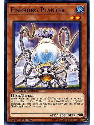 Fishborg Planter - SBAD-EN027 - Common