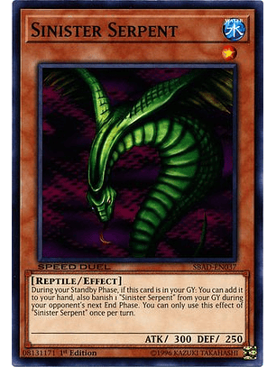 Sinister Serpent - SBAD-EN037 - Common
