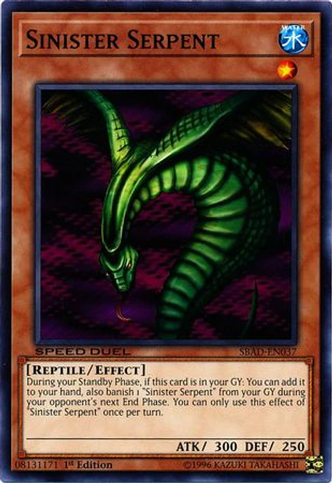 Sinister Serpent - SBAD-EN037 - Common