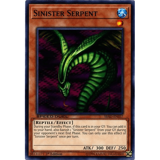 Sinister Serpent - SBAD-EN037 - Common