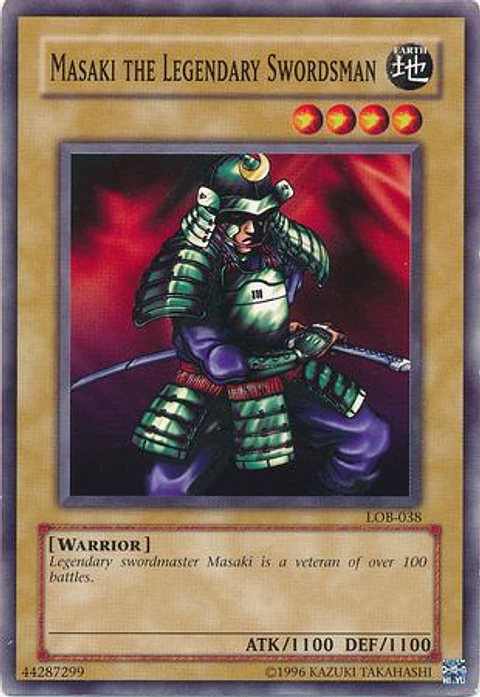 Masaki the Legendary Swordsman - LOB-038 - Common