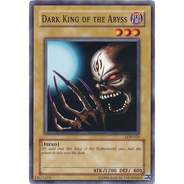 Dark King of the Abyss - LOB-020 - Common 