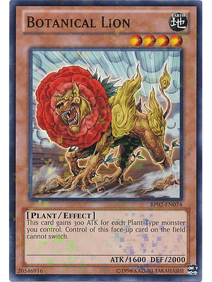 Botanical Lion - BP02-EN074 - Mosaic Rare 