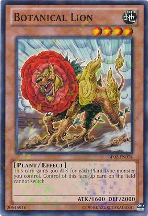 Botanical Lion - BP02-EN074 - Mosaic Rare 
