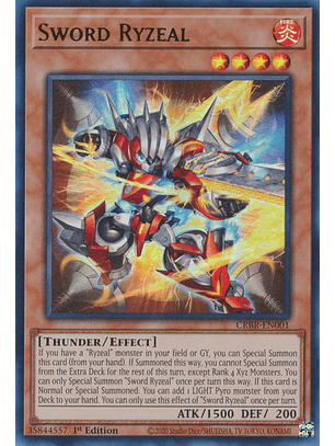 Sword Ryzeal - CRBR-EN001 - Ultra Rare 