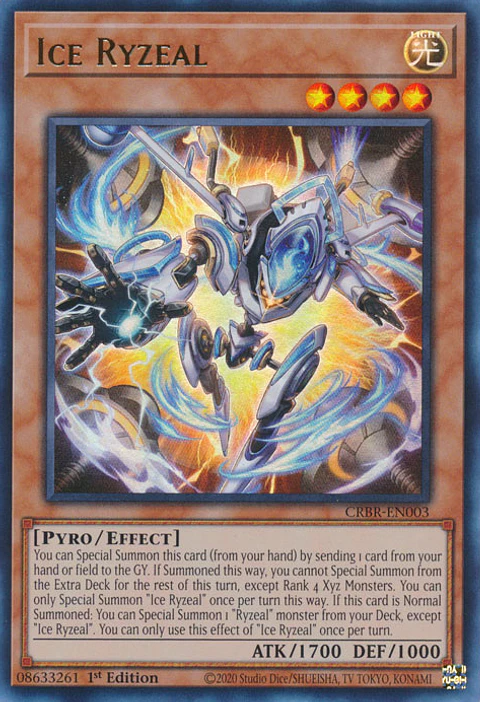 Ice Ryzeal - CRBR-EN003 - Ultra Rare 