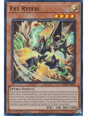 Ext Ryzeal - CRBR-EN004 - Ultra Rare 