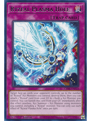 Ryzeal Plasma Hole - CRBR-EN010 - Rare 