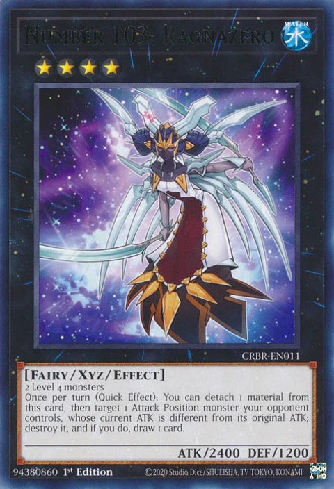 Number 103: Ragnazero - CRBR-EN011 - Rare 