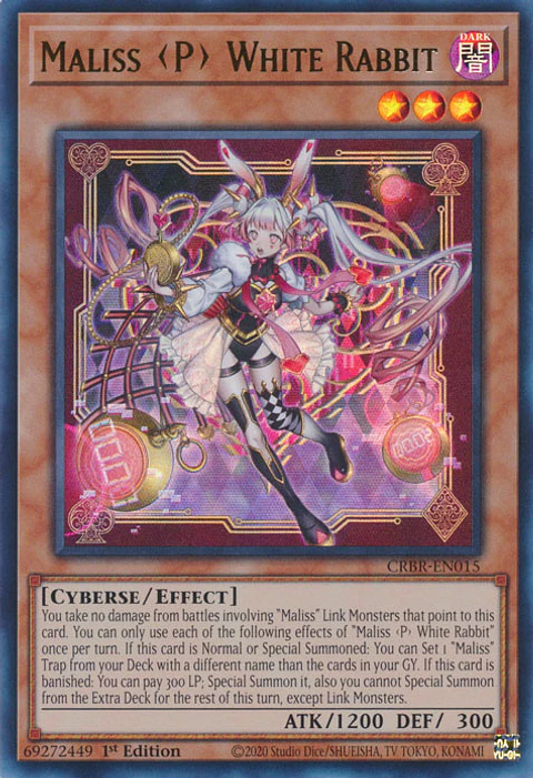 Maliss <P> White Rabbit - CRBR-EN015 - Ultra Rare 