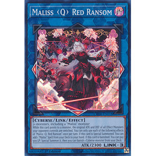 Maliss <Q> Red Ransom - CRBR-EN018 - Super Rare 