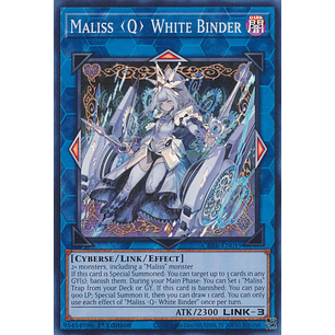 Maliss <Q> White Binder - CRBR-EN019 - Super Rare 