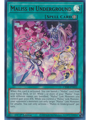 Maliss in Underground - CRBR-EN021 - Ultra Rare 