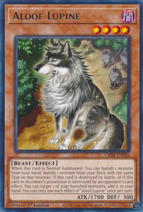 Aloof Lupine - CRBR-EN026 - Rare 