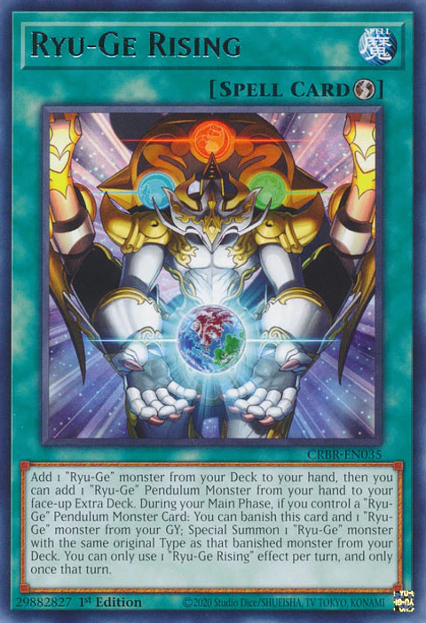 Ryu-Ge Rising - CRBR-EN035 - Rare 