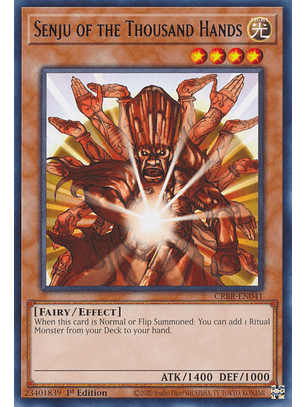 Senju of the Thousand Hands - CRBR-EN041 - Rare 