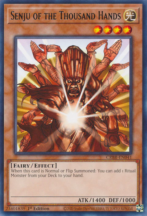 Senju of the Thousand Hands - CRBR-EN041 - Rare 