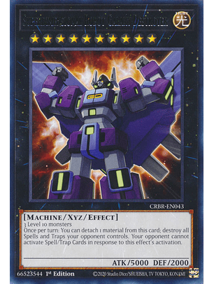 Superdimensional Robot Galaxy Destroyer - CRBR-EN043 - Rare 
