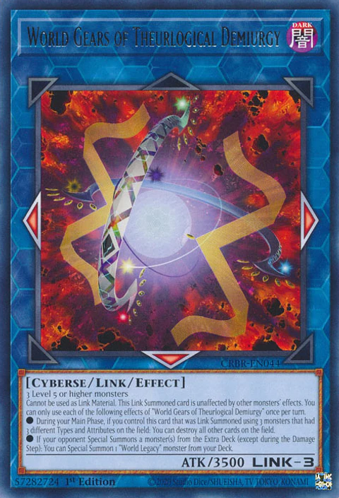 World Gears of Theurlogical Demiurgy - CRBR-EN044 - Rare 