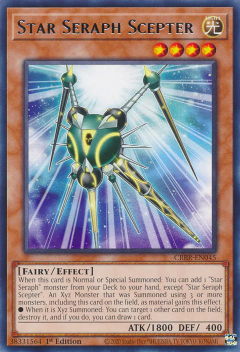 Star Seraph Scepter - CRBR-EN045 - Rare 