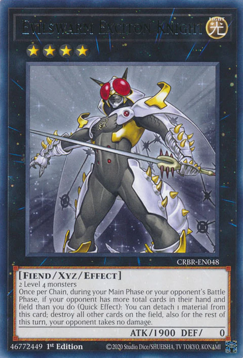 Evilswarm Exciton Knight - CRBR-EN048 - Rare 