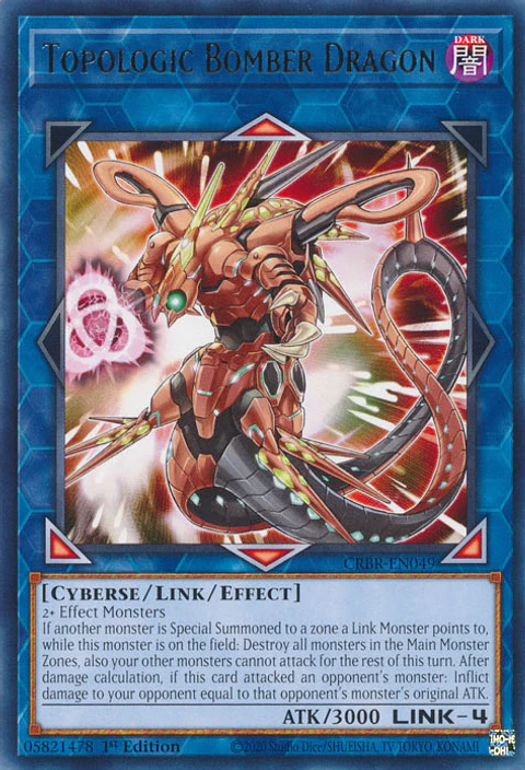 Topologic Bomber Dragon - CRBR-EN049 - Rare 