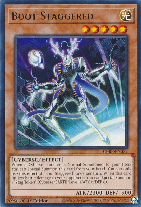 Boot Staggered - CRBR-EN057 - Rare 