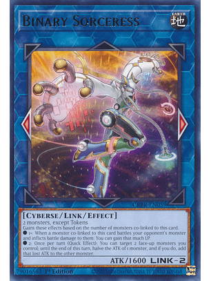 Binary Sorceress - CRBR-EN059 - Rare 