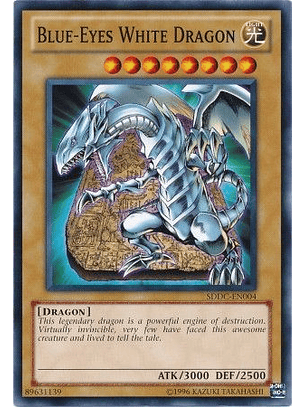 Blue-Eyes White Dragon - SDDC-EN004 - Common 