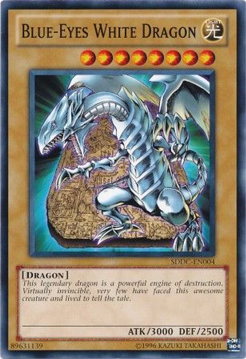 Blue-Eyes White Dragon - SDDC-EN004 - Common 