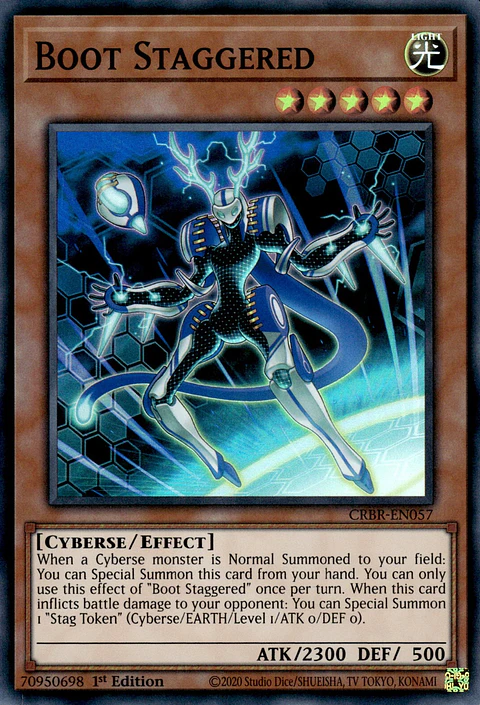 Boot Staggered - CRBR-EN057 - Super Rare 